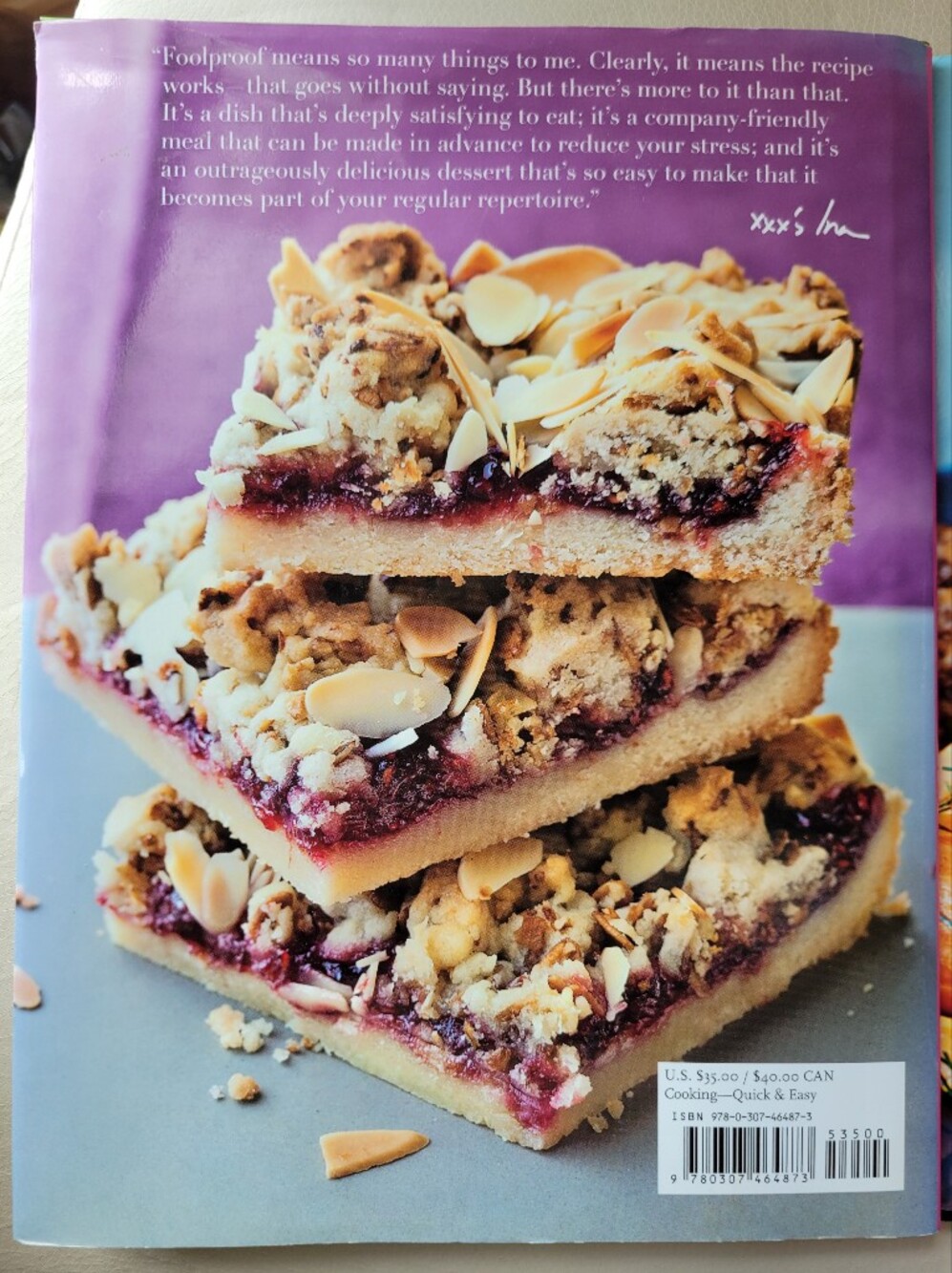 Ina Garten Barefoot Contessa Cookbooks (2) Family Style (2002) Foolproof (2012) - Picture 3 of 16